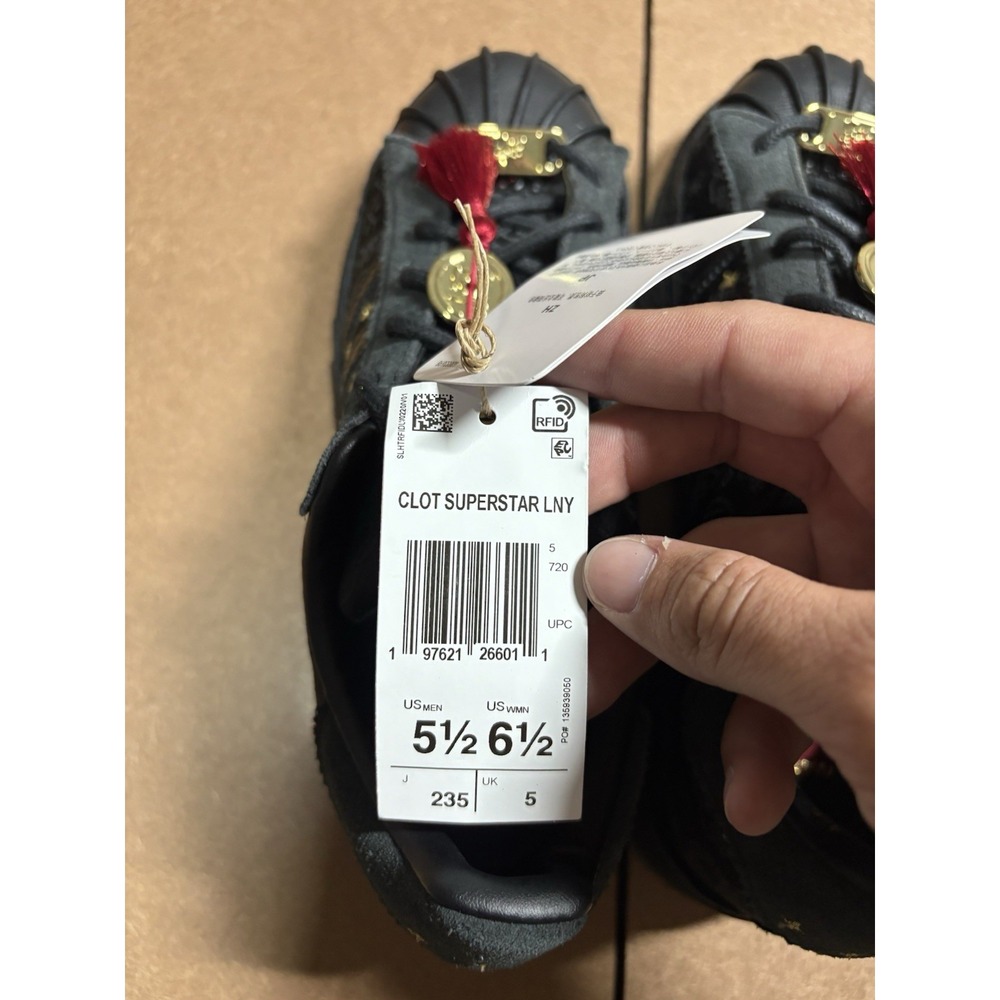 Adidas CLOT x Superstar Chinese New Year JR5114 - Size 5 (Men) / 6.5 (Women) - Picture 5 of 7